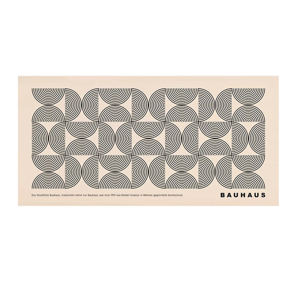 Bauhaus Minimalist Retro Wall Art Bauhaus Abstract Art Posters Geometric Bauhaus Canvas Painting for Living Room Bauhaus Poster