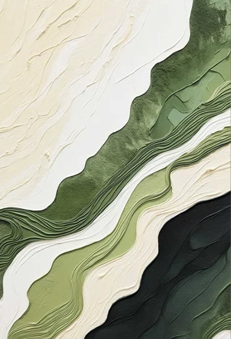 Green Gold Canvas Art