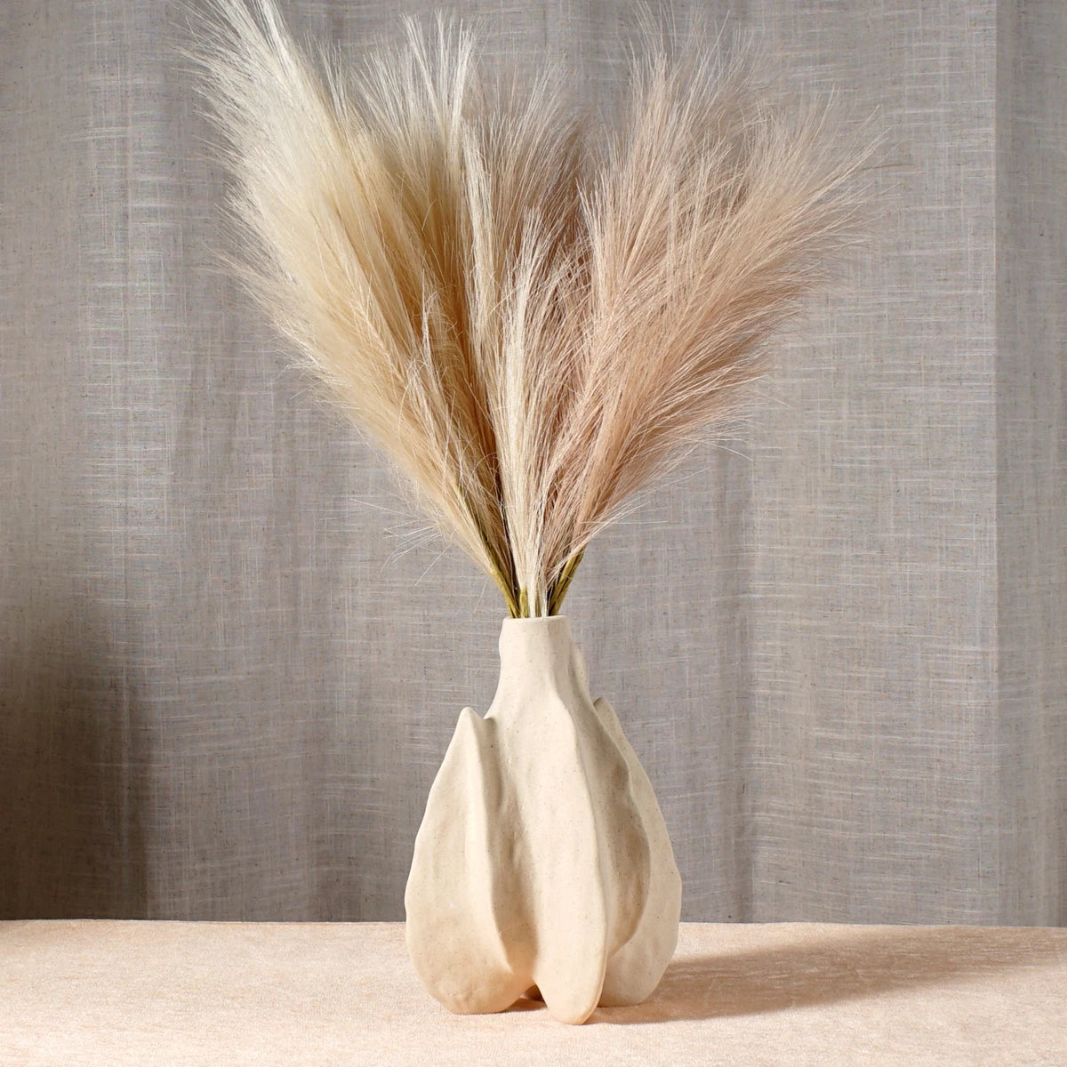 CAPIRON Nordic Ceramic Vase Abstract Modern Centerpiece Decorative Home Living Room Tabletop Decoration Accessories Bathroom