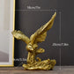 Golden Eagle Art Statue