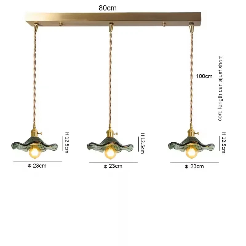 Colorful Glass Pendant Light