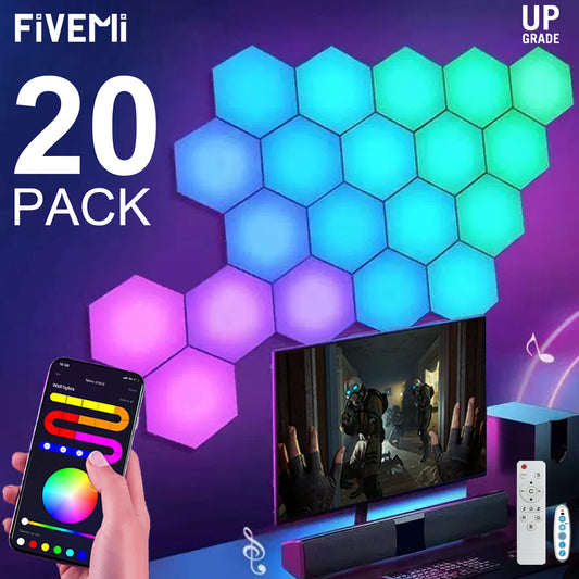 RGB Hexagon Wall Lamp