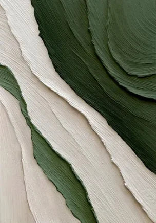 Green Gold Canvas Art
