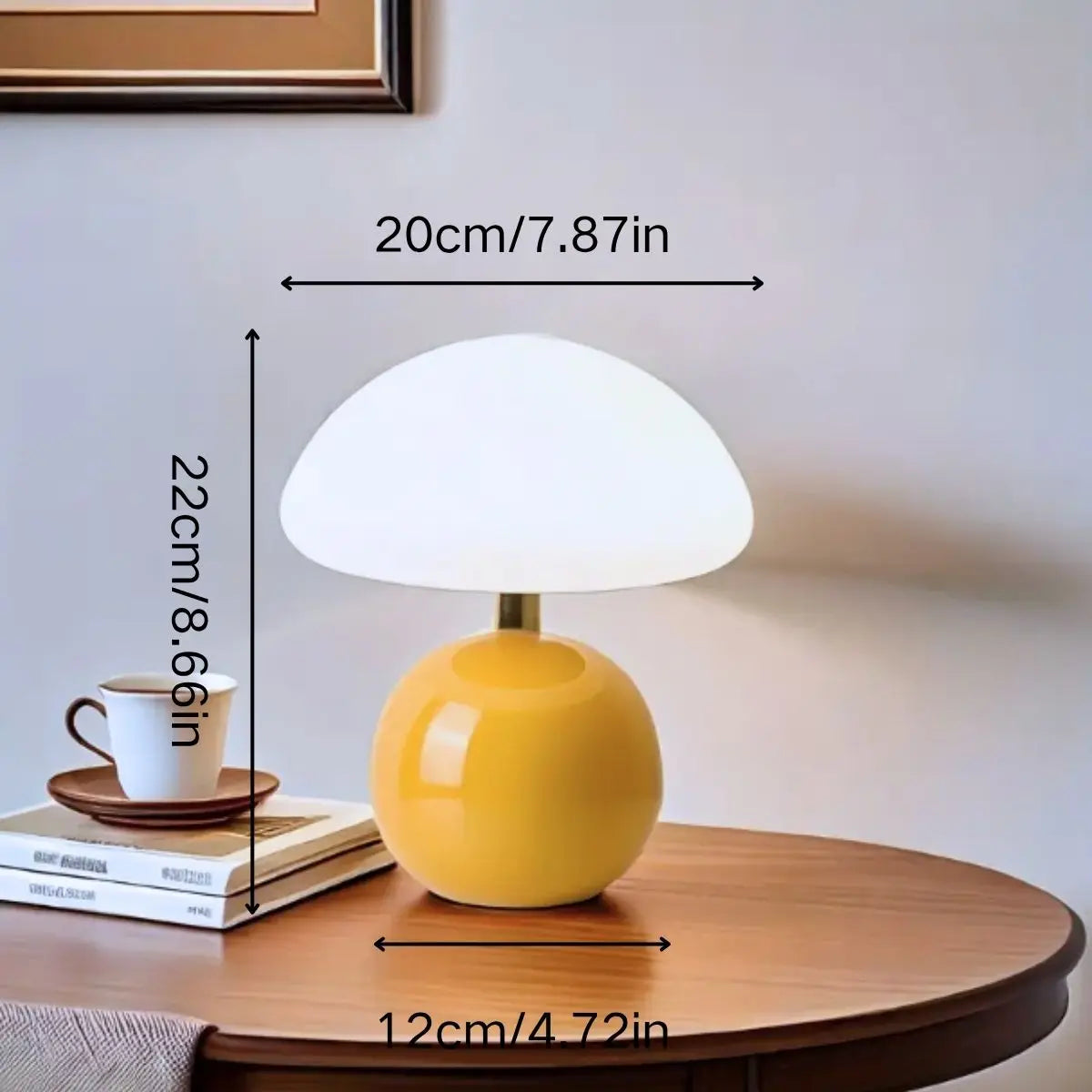 French cream mushroom table lampUSB tri colordimmable bedsidebedroom high-endwarm atmosphere sleepnight lampLED small table lamp
