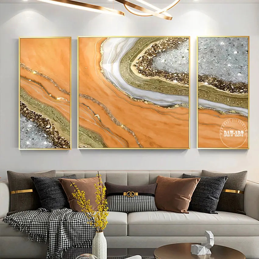 Gold Foil Wall Artwork