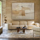 Textured Geometric Canvas Art