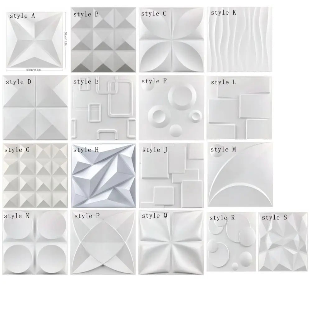 White Foam Brick Panel