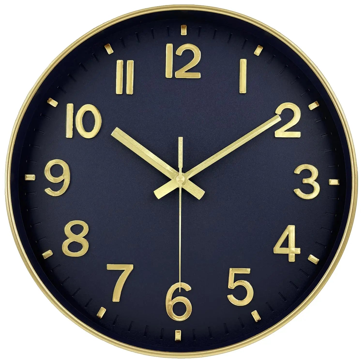 Retro Quartz Wall Clock Modern 3D Cubic Digital Silent Clock Living Room Bedroom Wall Clock Fashion Non Ticking Home Decoration