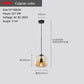 Grey Glass Pendant Light
