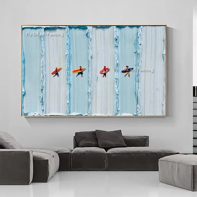 Countryside Abstract Canvas Art